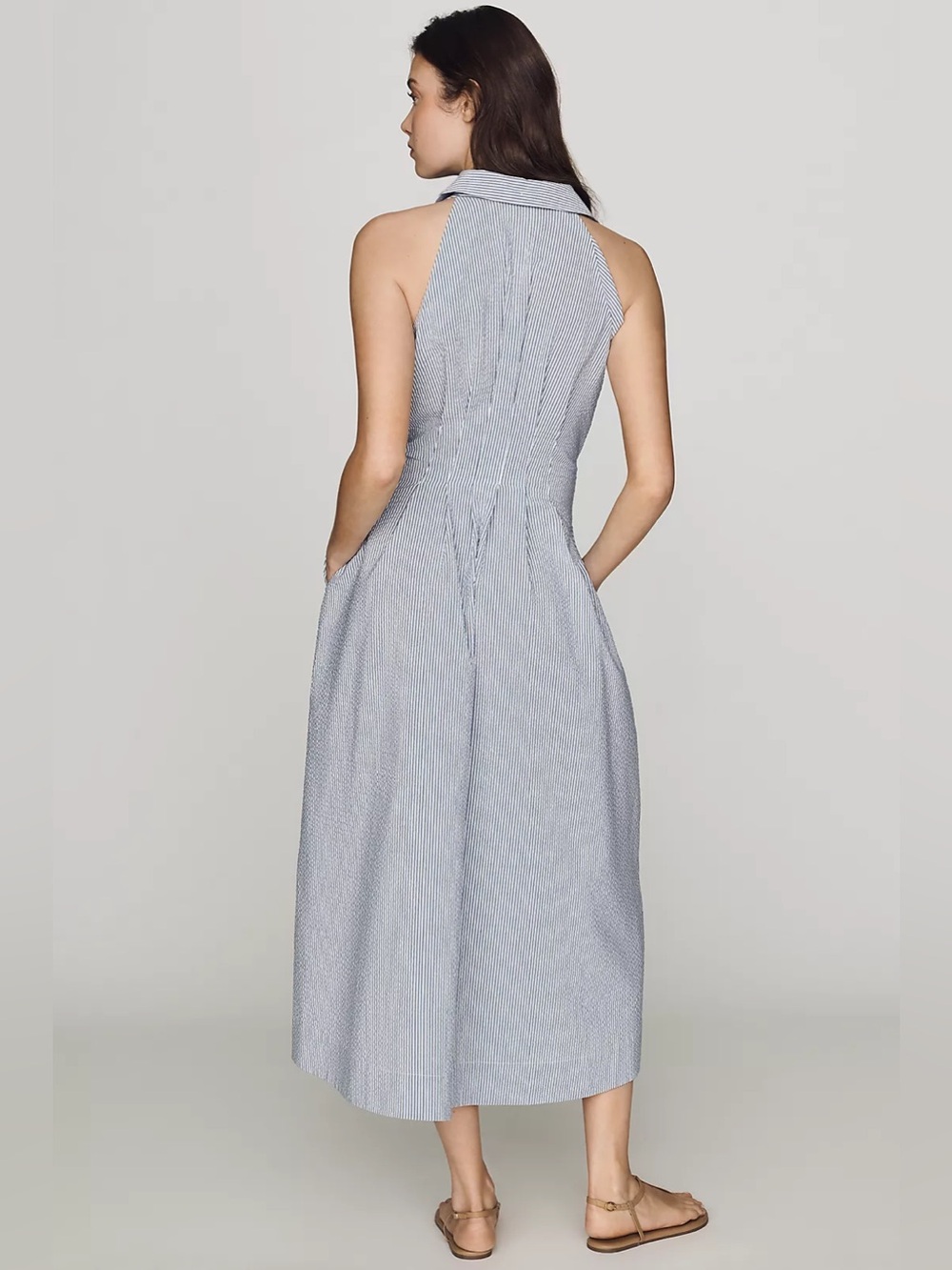 Anthropologie Tobie Sleeveless Shirtdress by Exquise - Picture 4 of 7